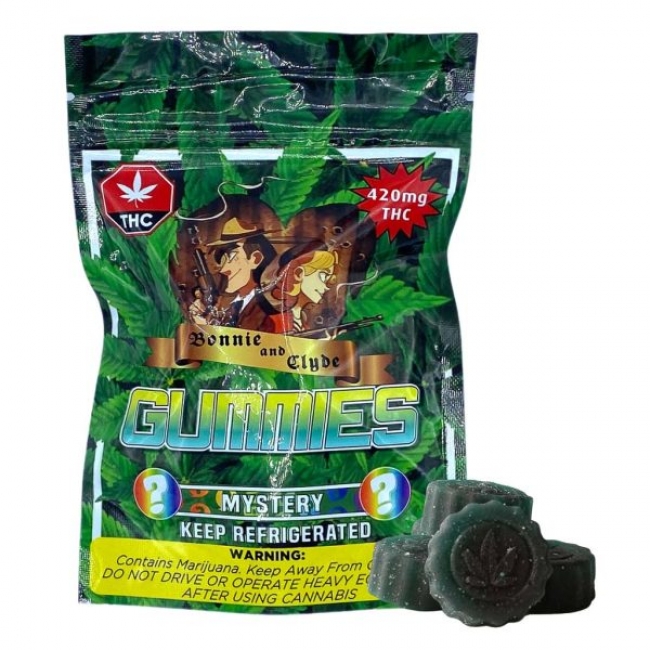 Bonnie and Clyde Gummies 420mg THC candy